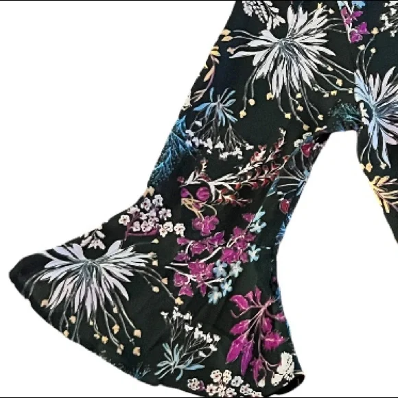 Monteau long sleeve blouse choker collar/bell sleeves Sz Juniors XL fits… - Picture 8 of 9